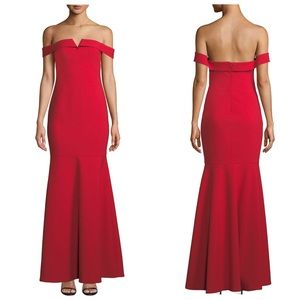 Likely Misisco Off-The-Shoulder Trumpet Hem Gown